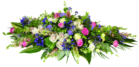 Mixed Flower Coffin Spray