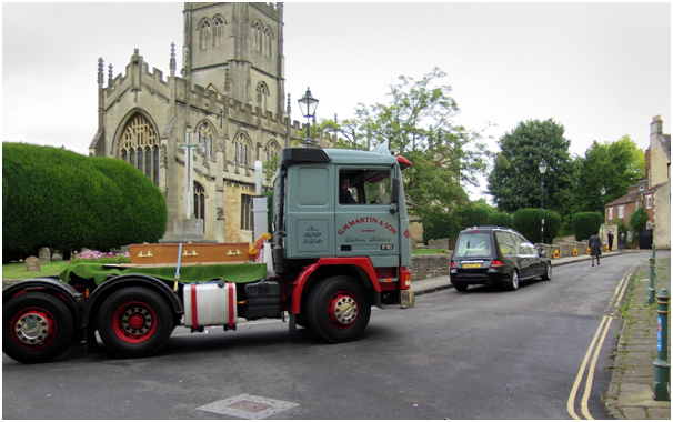 Lorry Hearses from Odette Funeral Directors